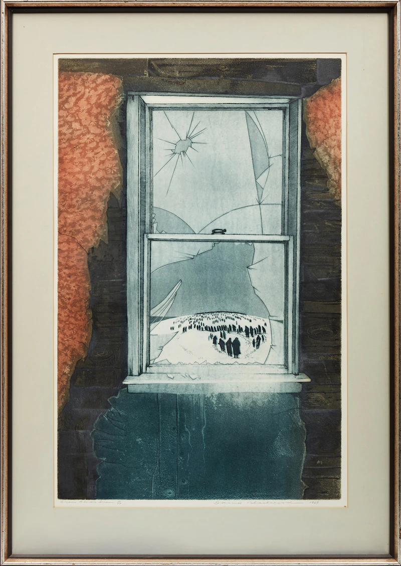 David Lloyd Blackwood, Gram Glover’s Dream, etching - view 2