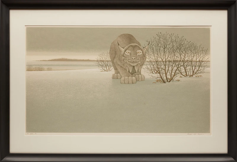 Christopher Pratt, The Lynx, 1965, serigraph - view 2