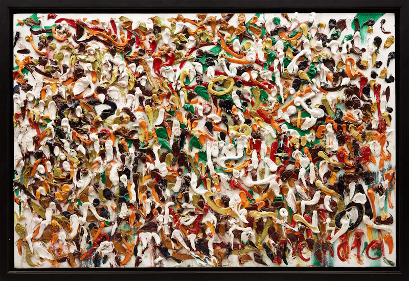 William Ronald, Untitled (Tube Painting), oil on canvas, circa 1974 - view 2