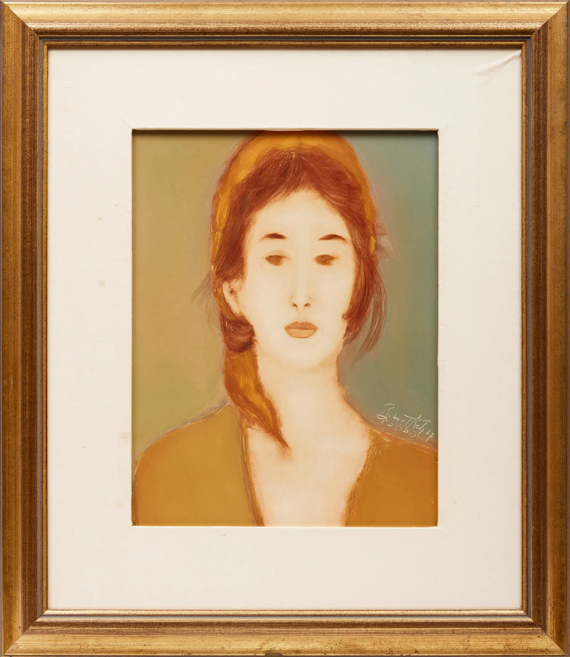 Robert Katz, Inquisitive, oil on masonite, 1987 - view 2