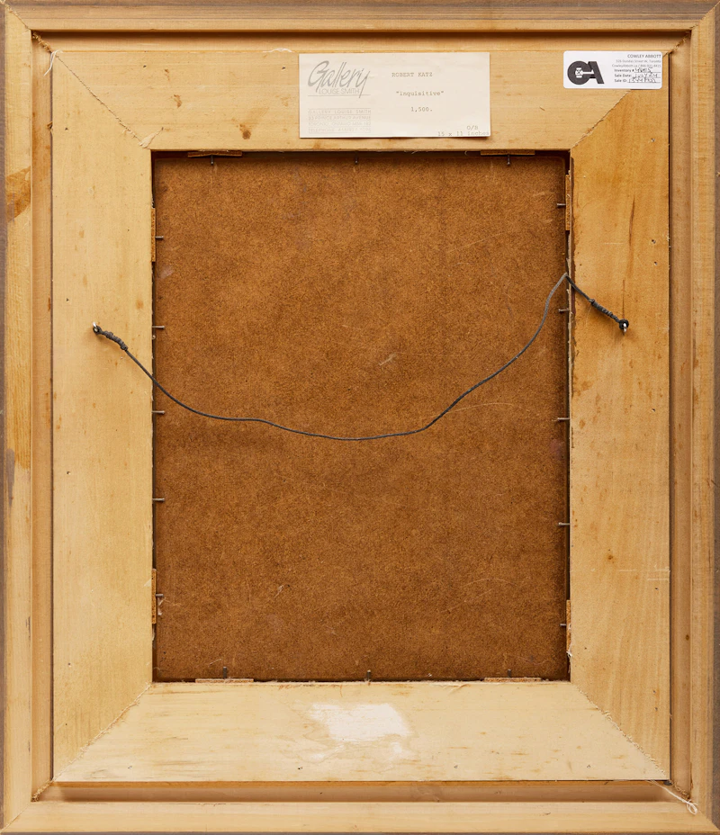 Robert Katz, Inquisitive, oil on masonite, 1987 - view 3