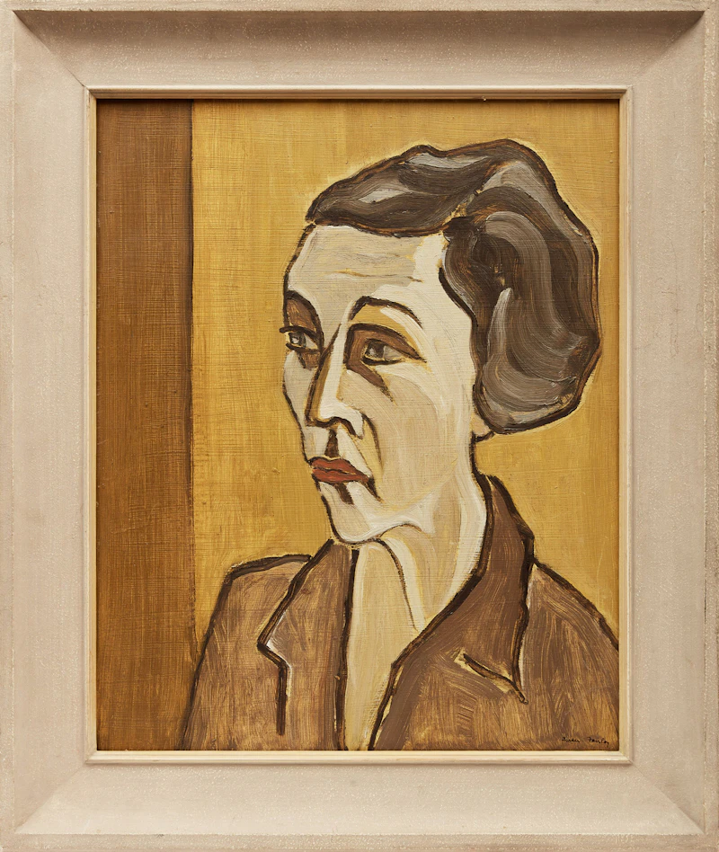 Barker Fairley, Helen Goetz, oil on board - view 2