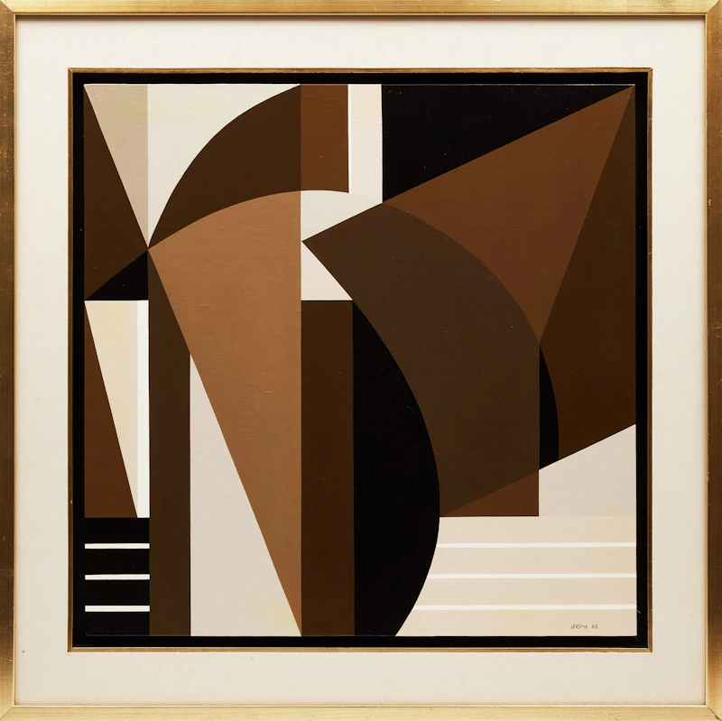 Jean-Paul Jérôme, Pastorale, oil on canvas laid down on board, 1985 - view 2