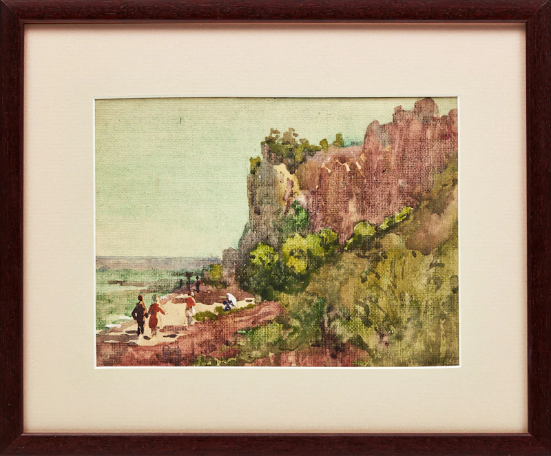 Frederick Alexander Fraser, Scarborough Bluffs; Turrets Behind the Trees, two watercolours - view 2