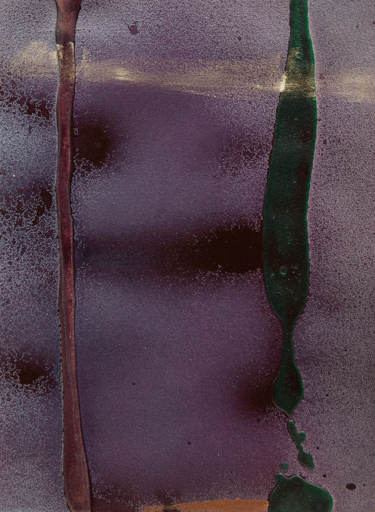 Harold Elmer Feist, Two Untitled Abstractions, two acrylics on paper