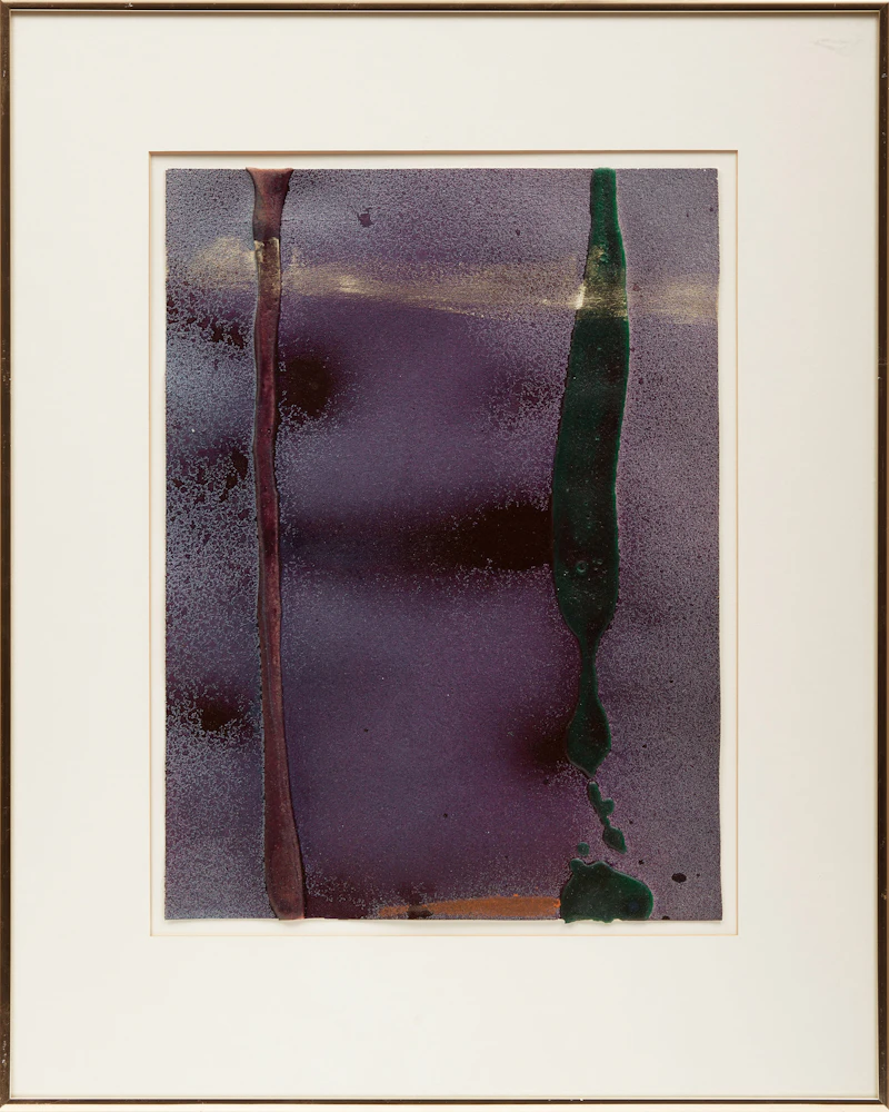 Harold Elmer Feist, Two Untitled Abstractions, two acrylics on paper - view 2
