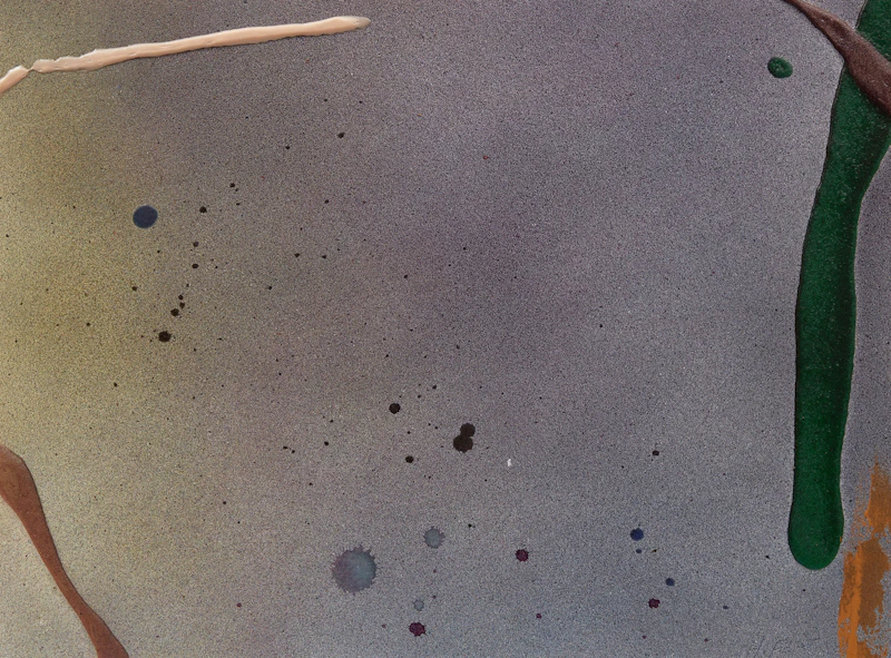 Harold Elmer Feist, Two Untitled Abstractions, two acrylics on paper - view 4