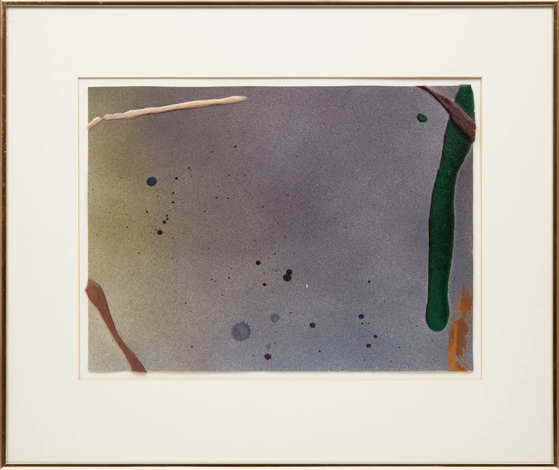 Harold Elmer Feist, Two Untitled Abstractions, two acrylics on paper - view 5