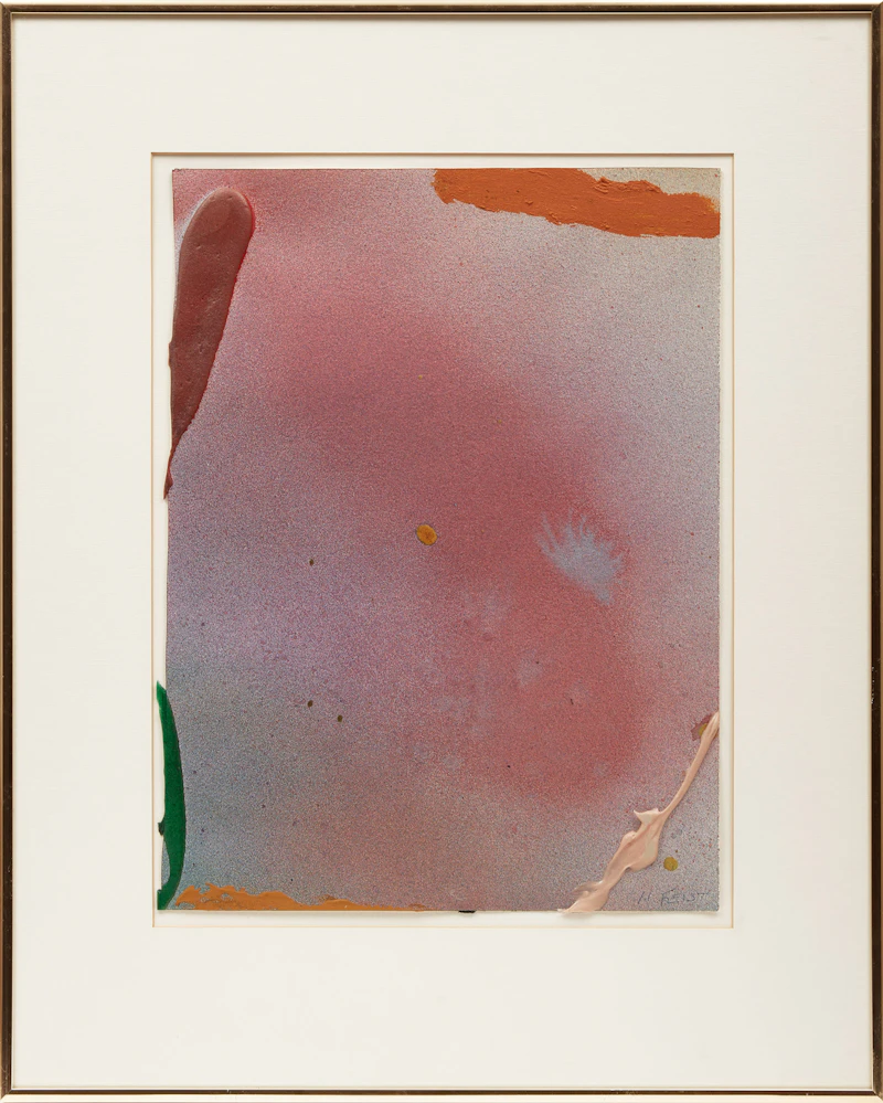 Harold Elmer Feist, Two Untitled Abstractions, two acrylics on paper - view 5