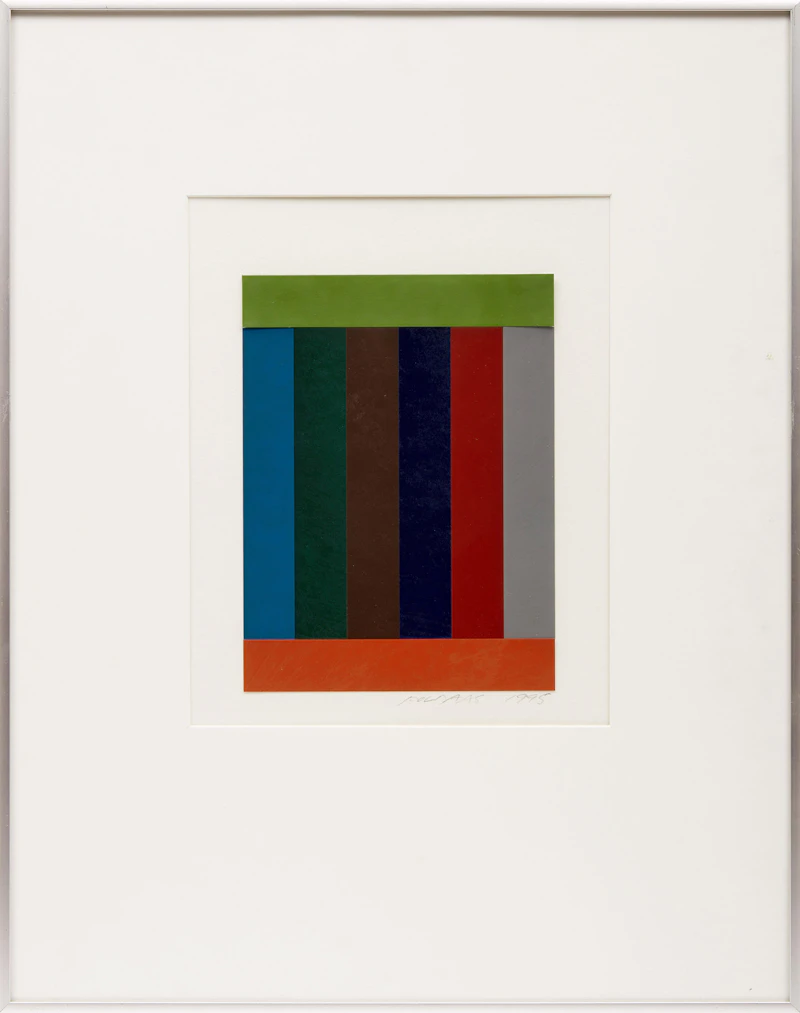 Jaan  Poldaas, Three Untitled Abstractions, collage, 1995 - view 8