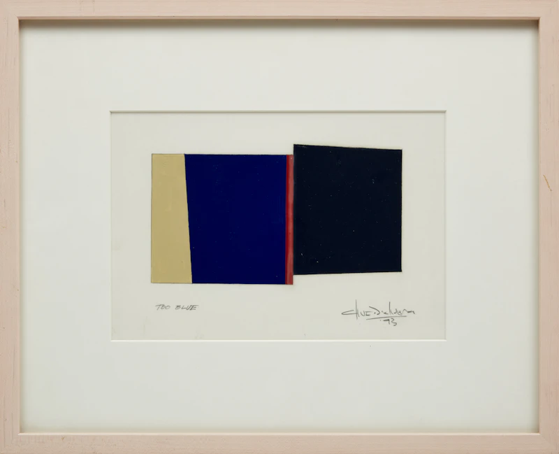 Clive D’Oliveira, Too Blue; Up & Down; Raw Umberage; Anda, four mixed media on paper, 1993 - view 2