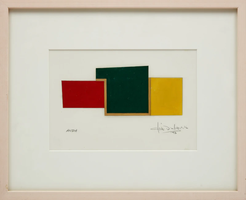 Clive D’Oliveira, Too Blue; Up & Down; Raw Umberage; Anda, four mixed media on paper, 1993 - view 11