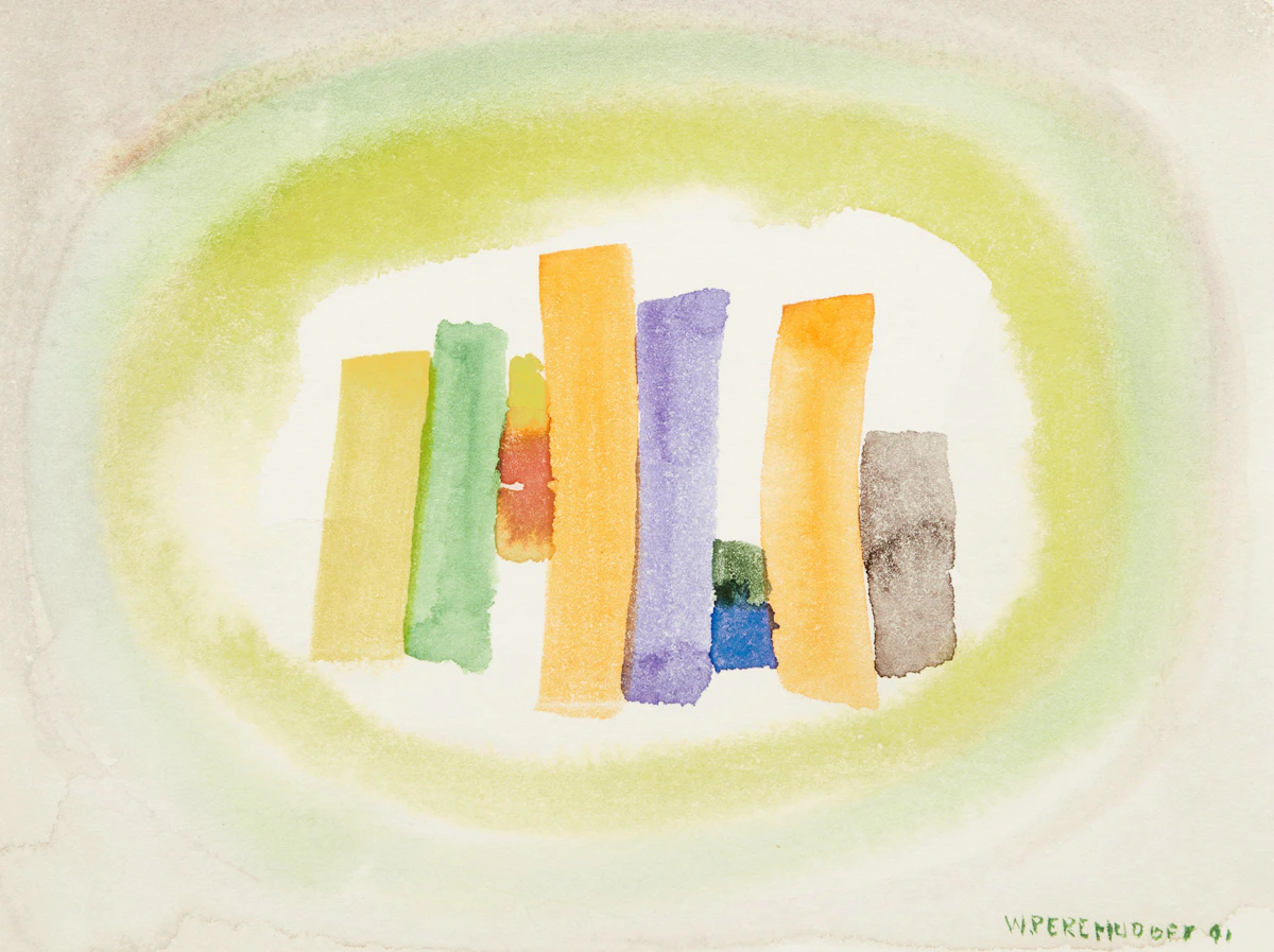 William Perehudoff, Untitled, watercolour, 1991