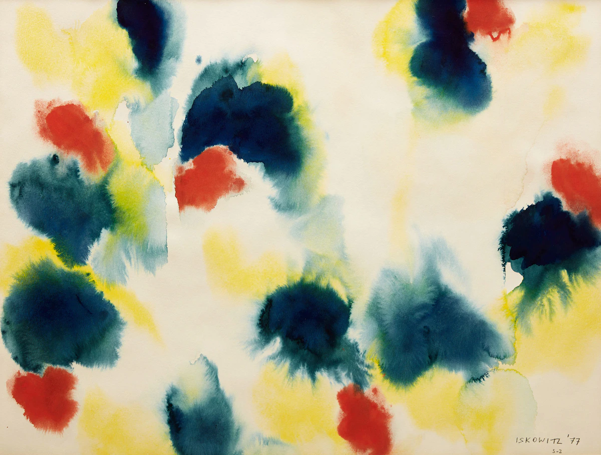 Gershon Iskowitz, Untitled, watercolour, 1977