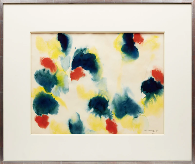 Gershon Iskowitz, Untitled, watercolour, 1977 - view 2