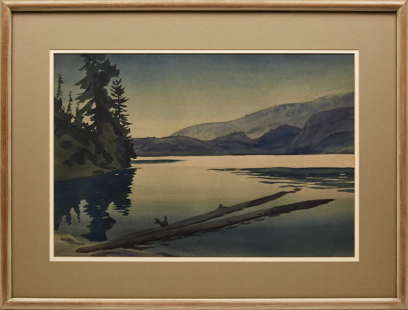 Illingworth Holey Kerr, Untitled (Lake View) , watercolour - view 2