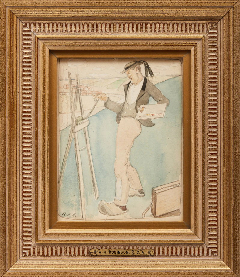 Albert Henry Robinson, Dear Pen and Pencil Club, watercolour - view 2