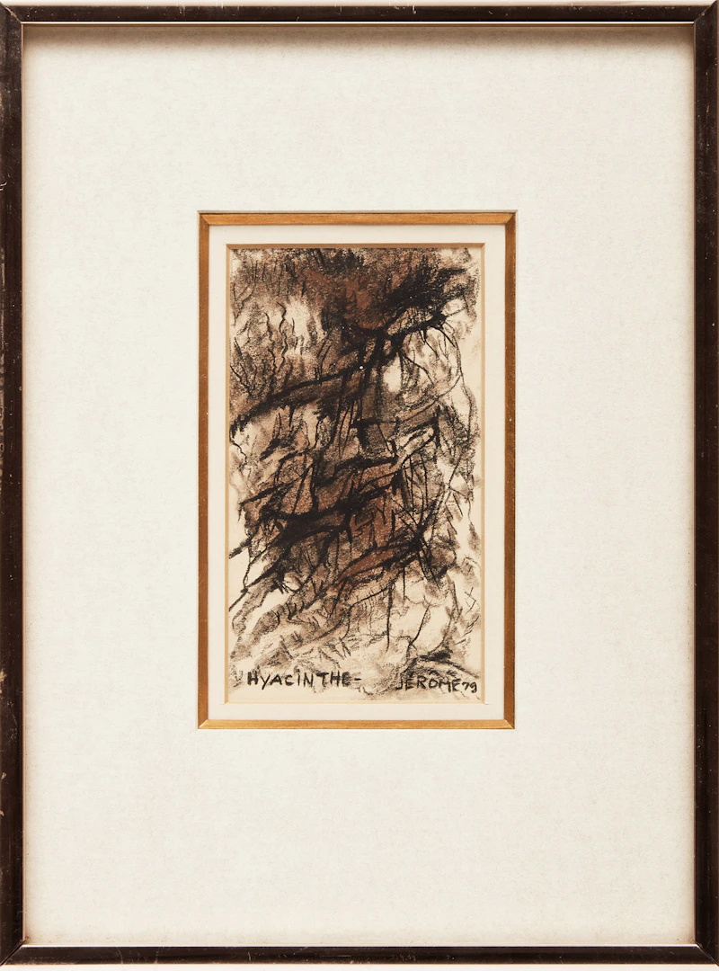 Jean-Paul Jérôme, Hyacinthe, pastel on paper, 1979 - view 2