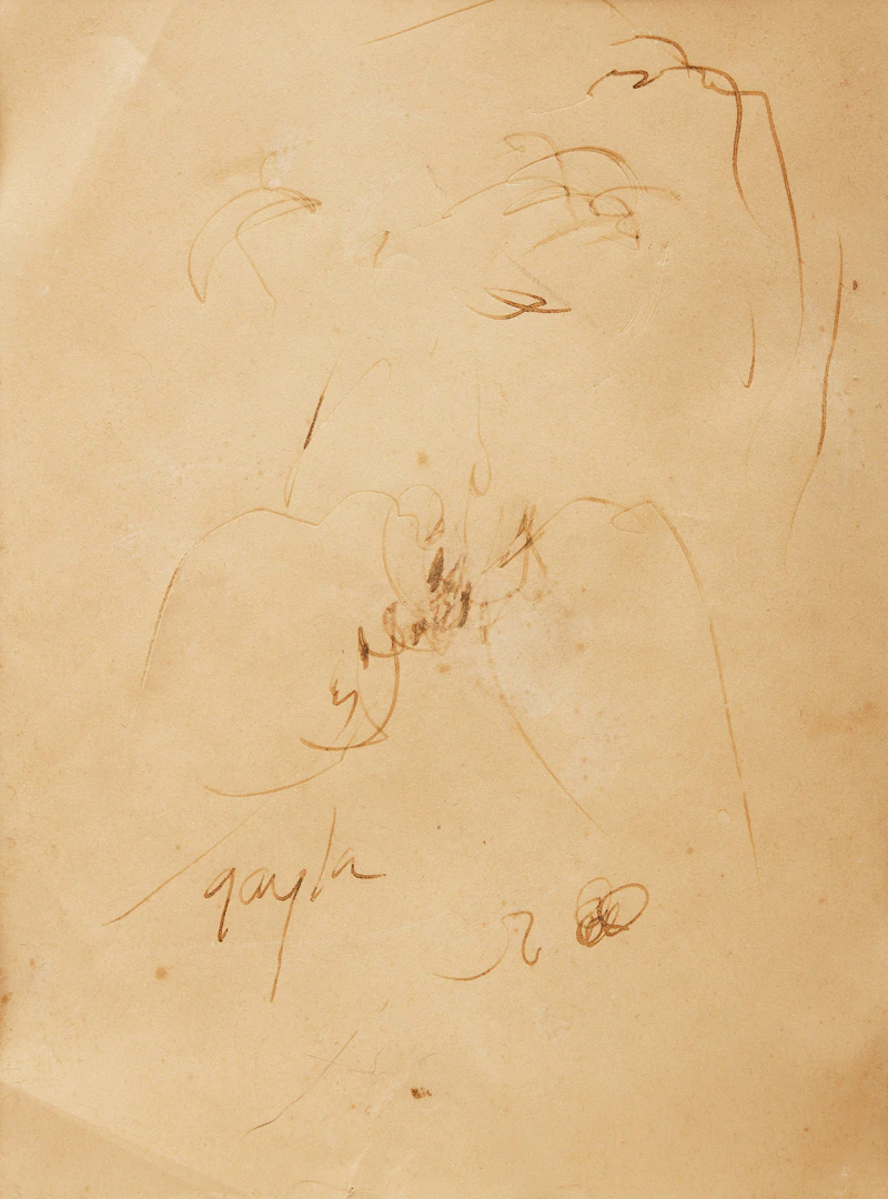 William Ronald, Four Nude Studies, four inks on paper, 1980 - view 4