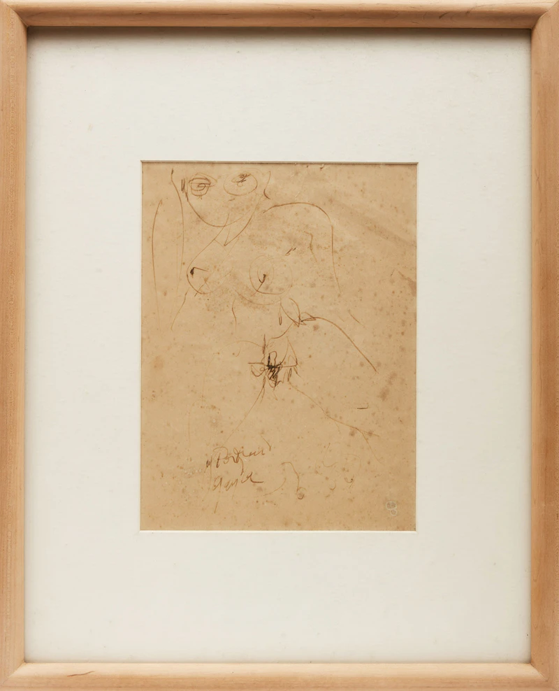 William Ronald, Four Nude Studies, four inks on paper, 1980 - view 11