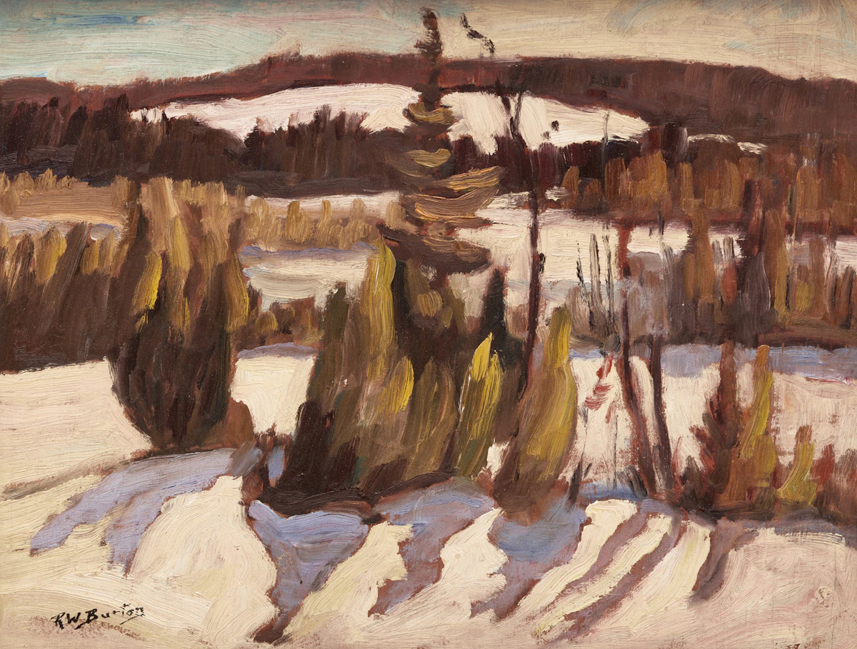 Ralph Wallace Burton, Clayton Lake, oil on board