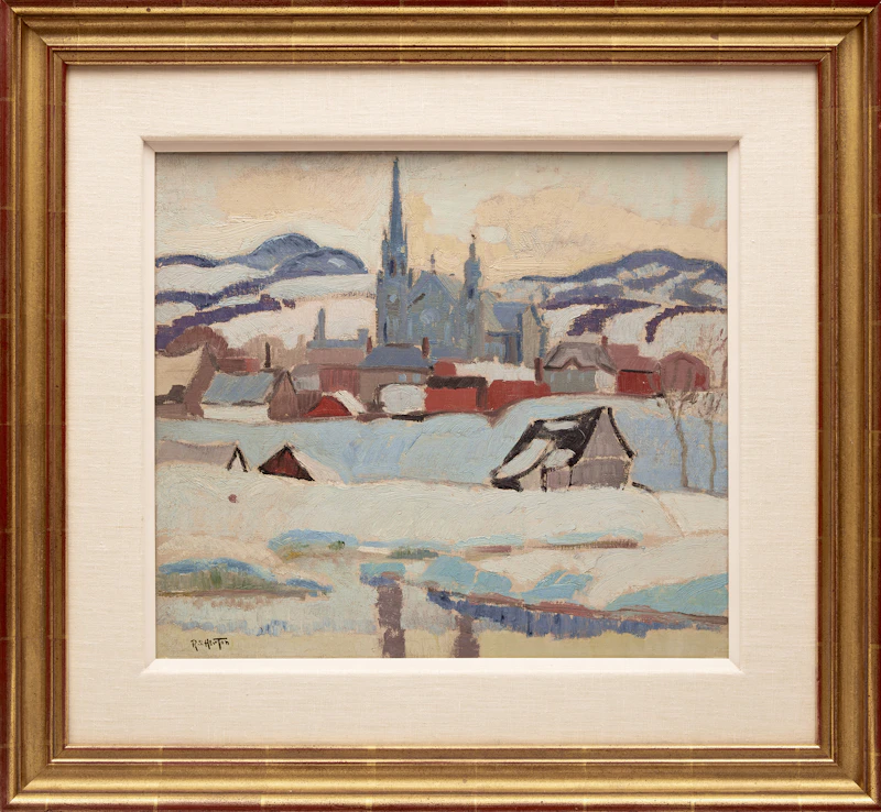 Randolph Stanley Hewton, Baie St. Paul, oil on canvas - view 2