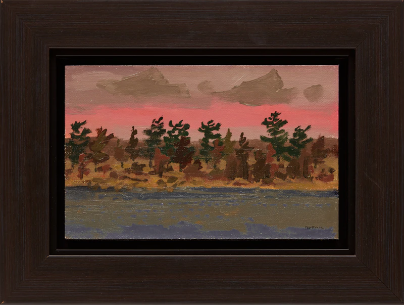 Bruno Joseph Bobak, Longs Creek, oil on canvas mounted on board - view 2