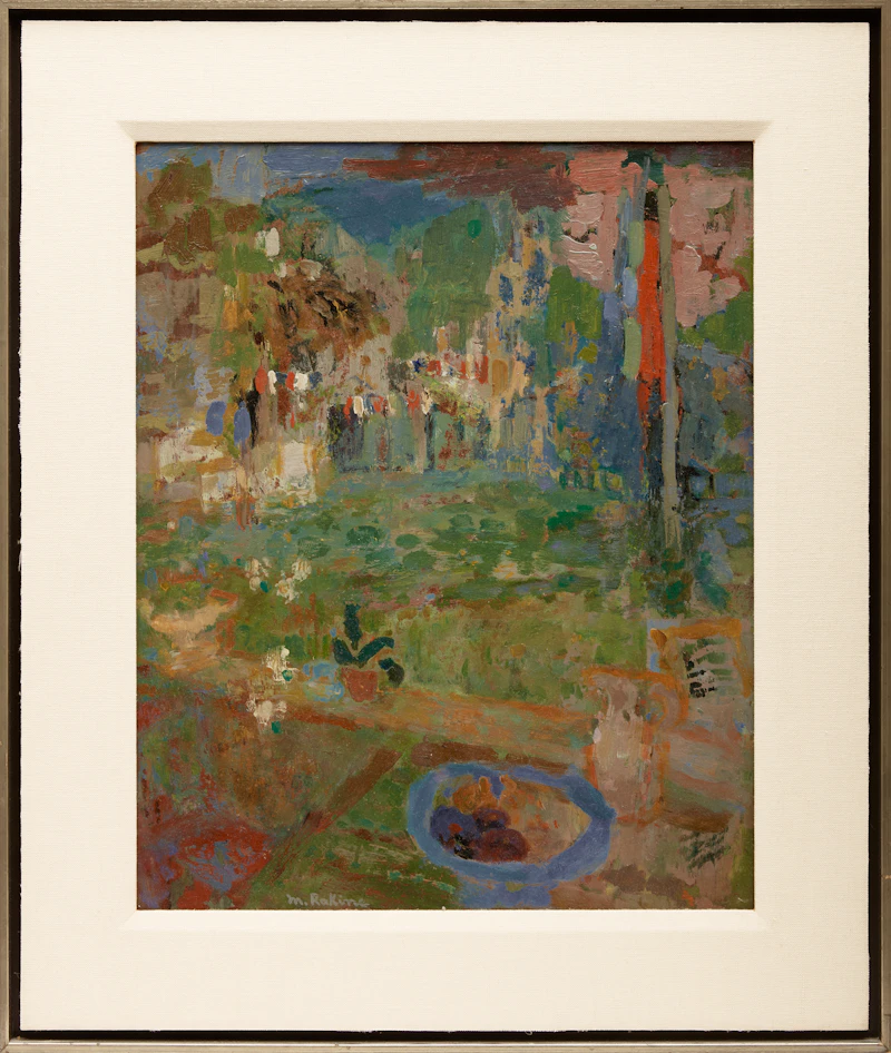 Marthe Rakine, National Holiday, oil on board - view 2