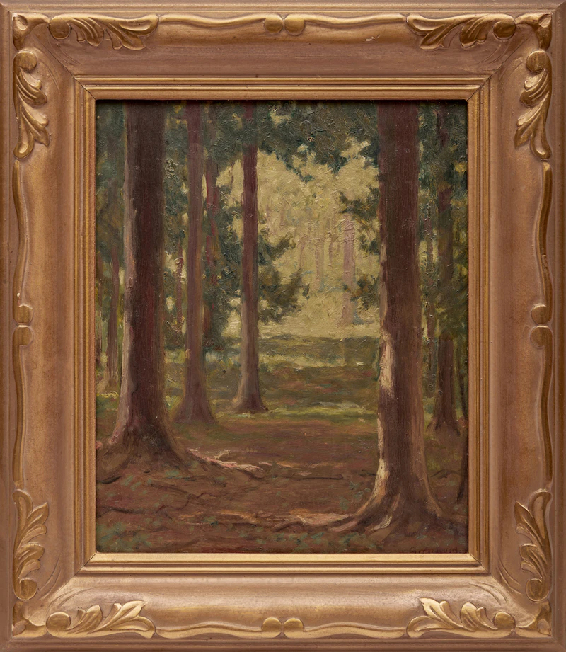 George Agnew Reid, Pale Sunlight, oil on board, 1931 - view 2