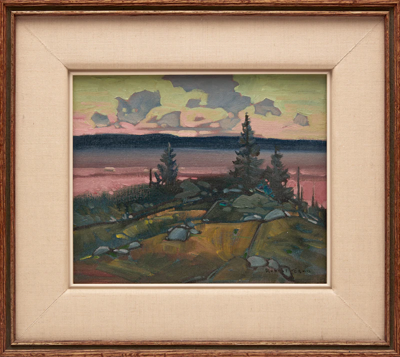 Robert Genn, Darkening Hour, oil on canvas, 1974 - view 2