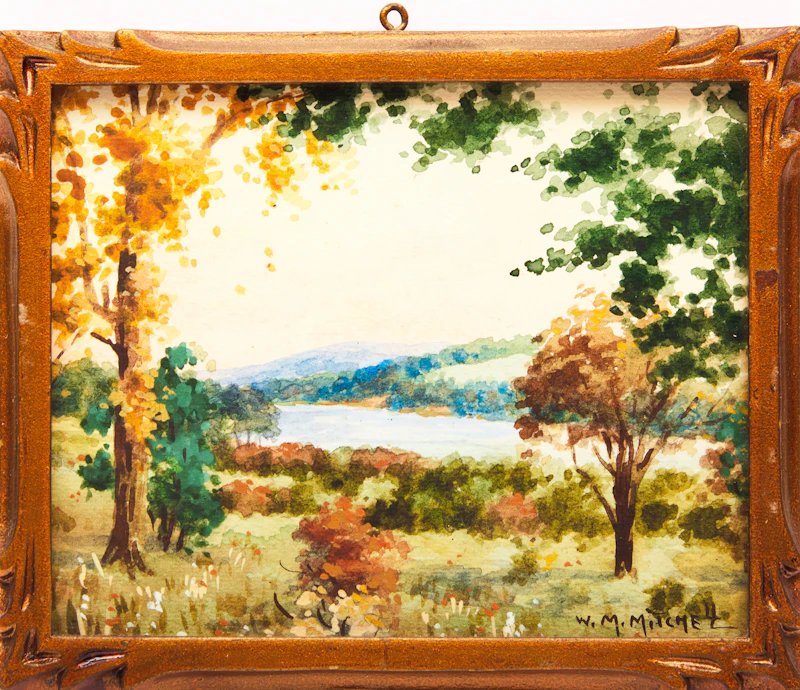 Willard Morse Mitchell, An Eastern Townships Scene, Near Richmond, P.Q., Canada; The Little Red Sleigh; Val Morin; The Hudson Bay Post at Lachine, P.Q., Canada, four watercolours - view 2
