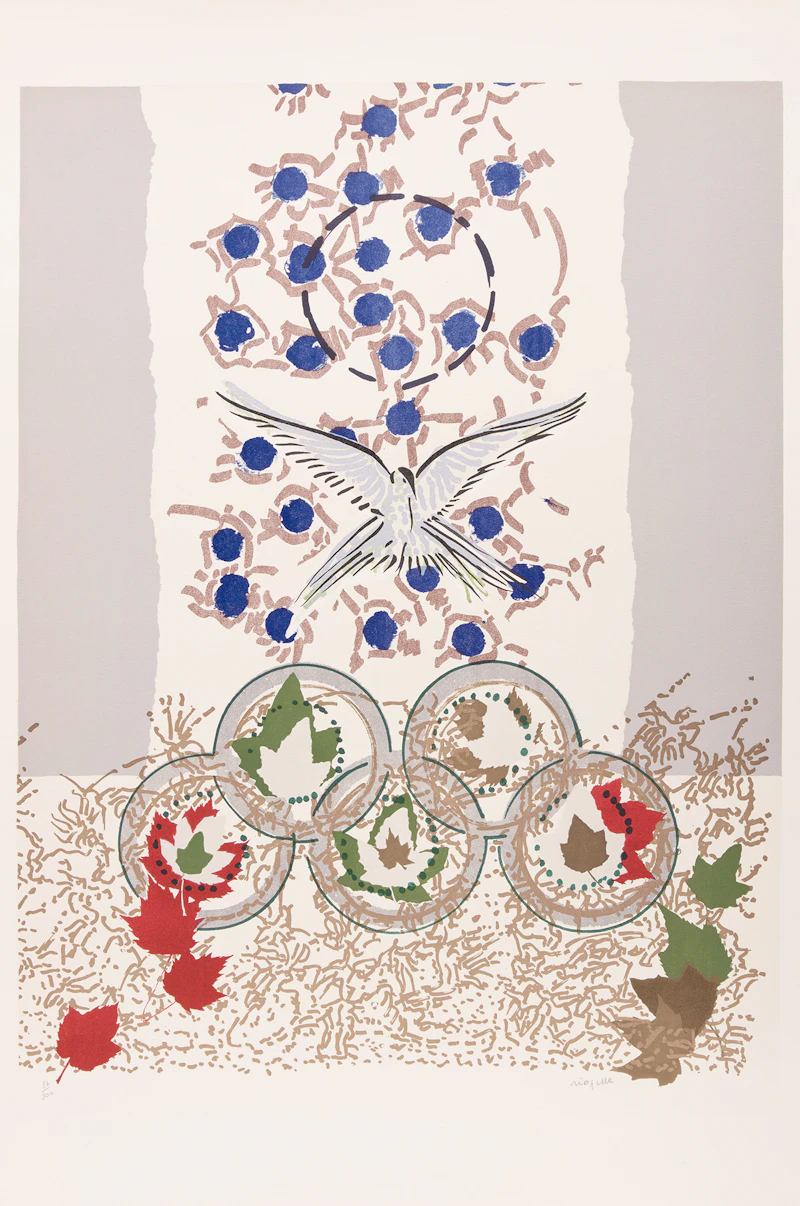 Jean Paul Riopelle, Seoul, colour lithograph - view 2