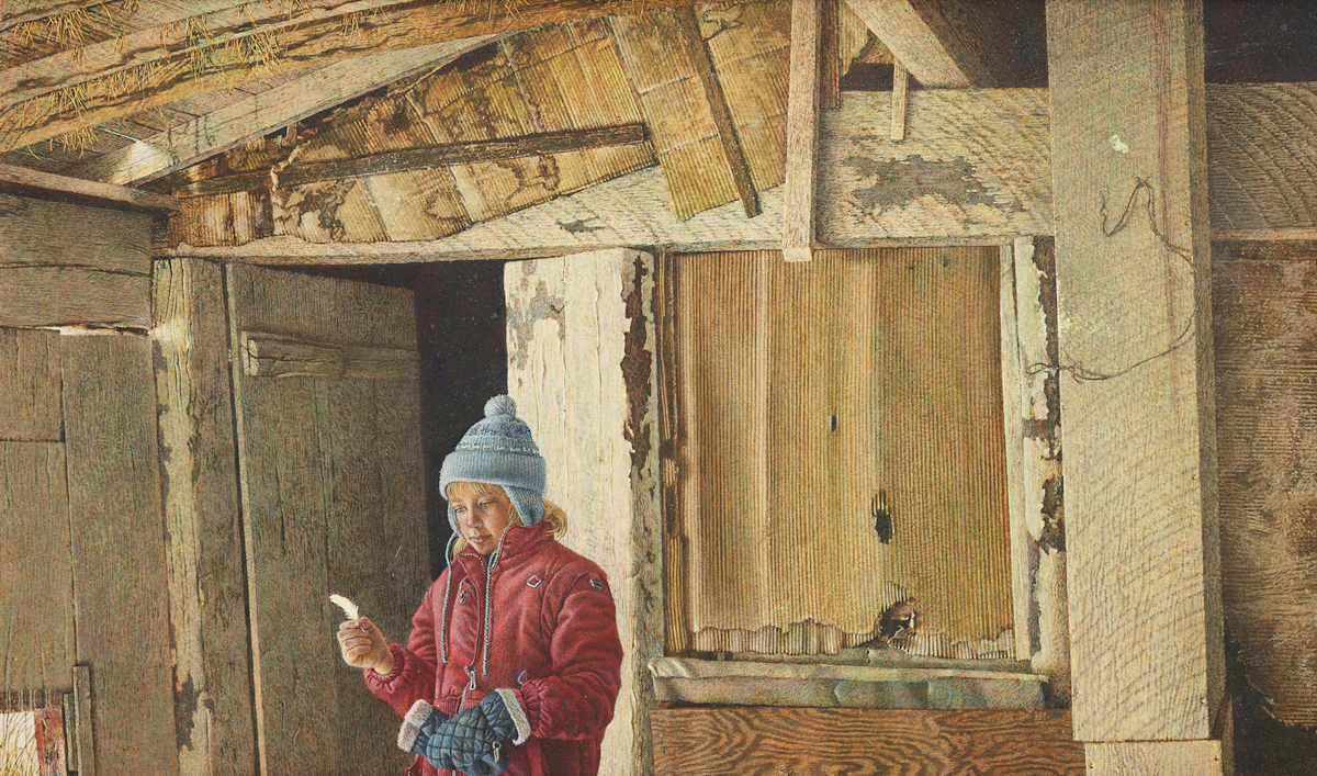 Patrick Douglass Cox, Whitewash; Study for 'Whitewash', egg tempera on panel; graphite; book, 2001
