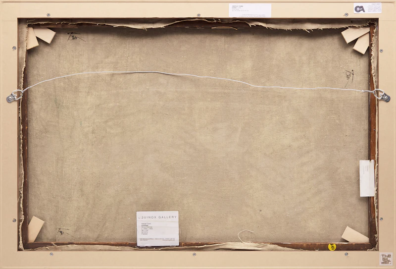 Harold Barling Town, Untitled Abstraction, oil on canvas, circa 1954 - view 3
