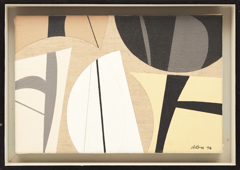 Jean-Paul Jérôme, La fenaison, oil on canvas, 1976 - view 2