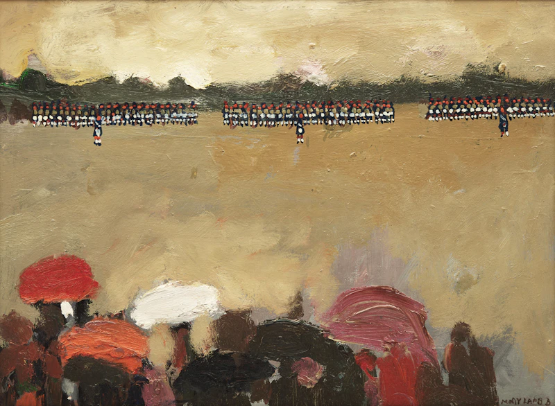 Last Parade of the Black Watch by Molly Lamb Bobak