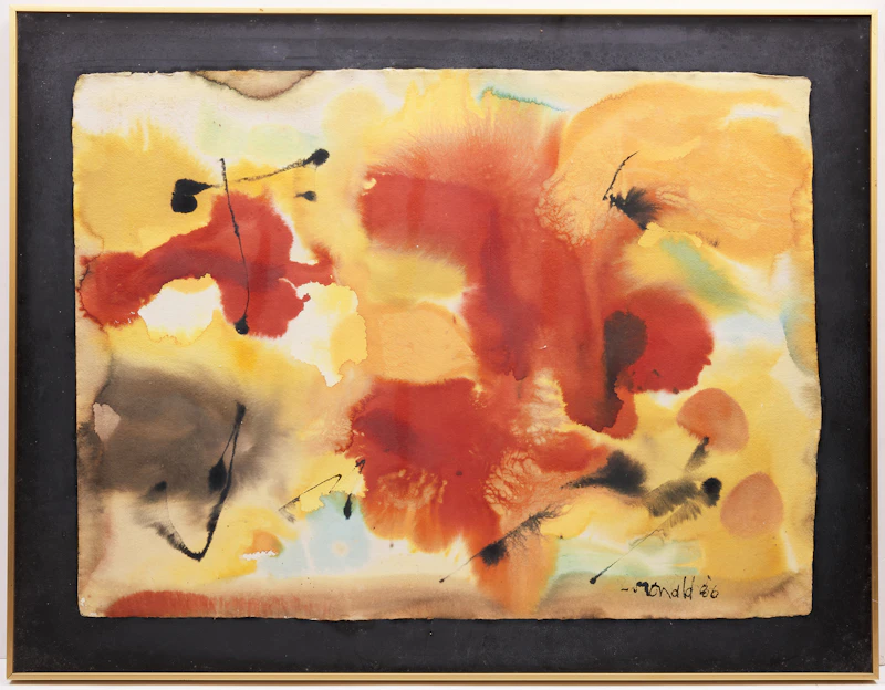William Ronald, Faye Dunaway, watercolour, 1986 - view 2