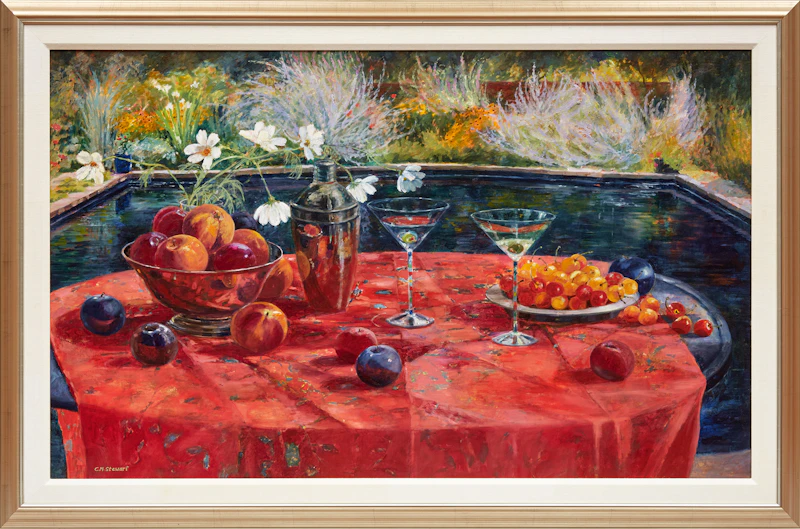 Carol Stewart, Martinis, oil on canvas, 2001 - view 2