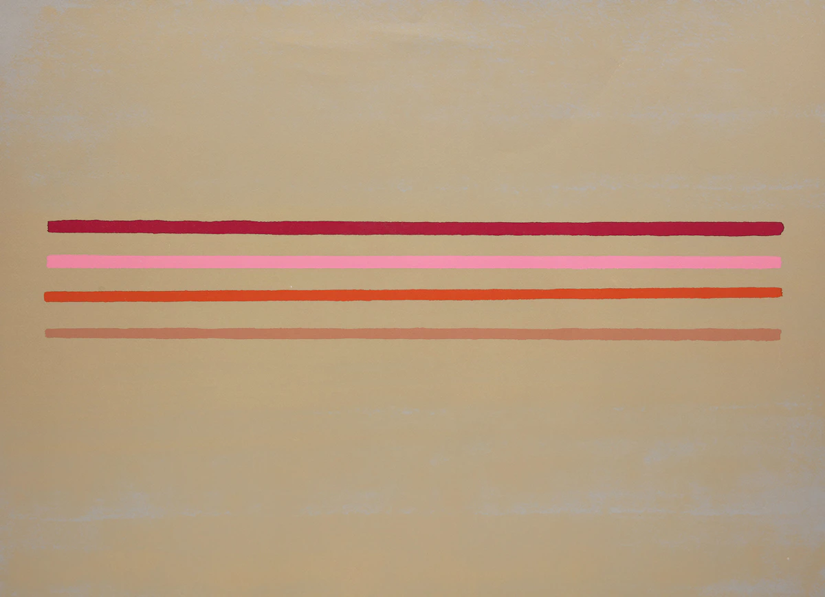 William Perehudoff, La Plonge #8, colour lithograph