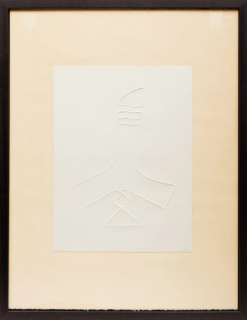 Sorel Etrog, Untitled (from the "Toronto 20 Portfolio"), 1965, embossed intaglio - view 2