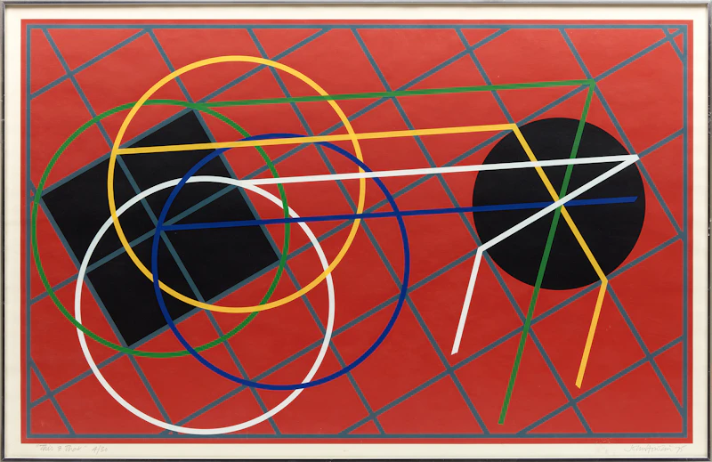John Howlin, This & That; How & Why; There & Here; Now & Then, four colour lithographs, 1975 - view 2