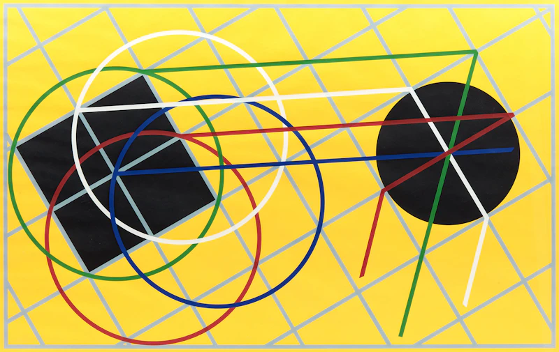 John Howlin, This & That; How & Why; There & Here; Now & Then, four colour lithographs, 1975 - view 4
