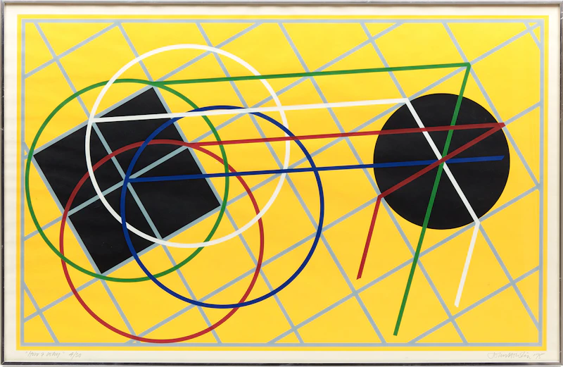 John Howlin, This & That; How & Why; There & Here; Now & Then, four colour lithographs, 1975 - view 5