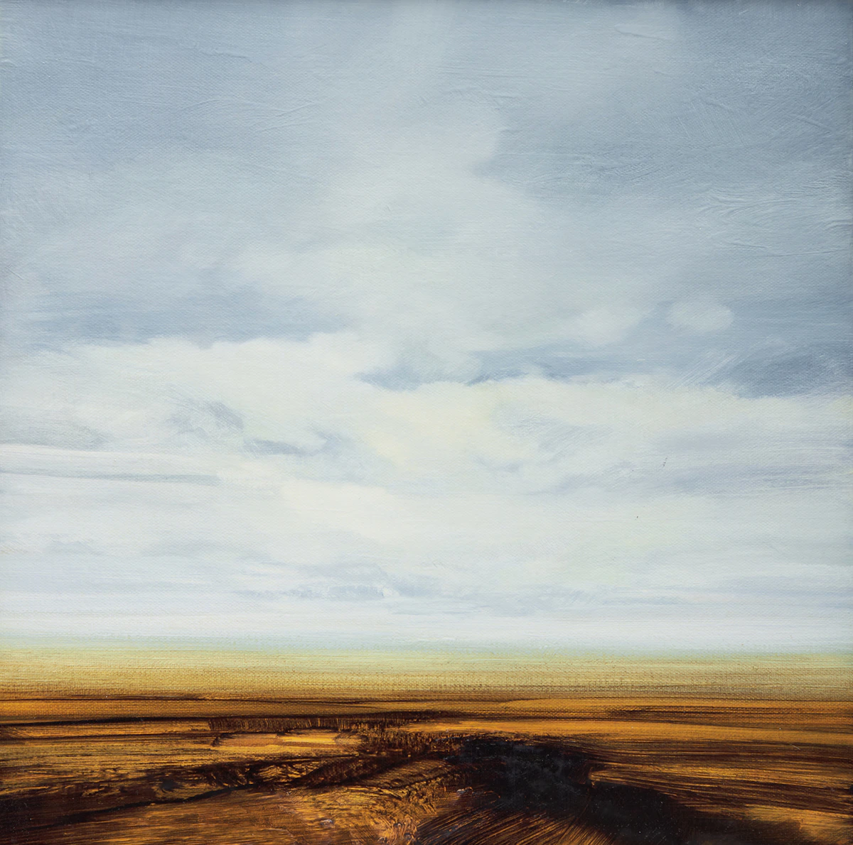 James Lahey, Afternoon in October, oil on canvas laid down on board, 2001