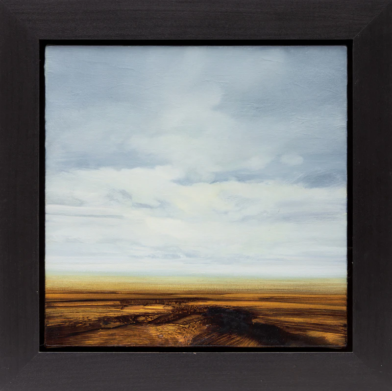 James Lahey, Afternoon in October, oil on canvas laid down on board, 2001 - view 2