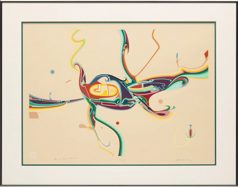 Alex Simeon Janvier, Good Soil Road, serigraph, 1979 - view 2
