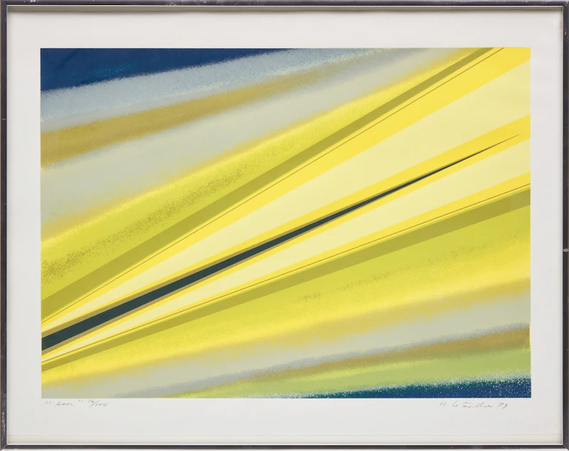 Rita Letendre, Asor, serigraph, 1979 - view 2