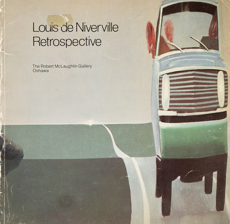 Louis de Niverville, Don't Look Now, oil on board; exhibition catalogue - view 4