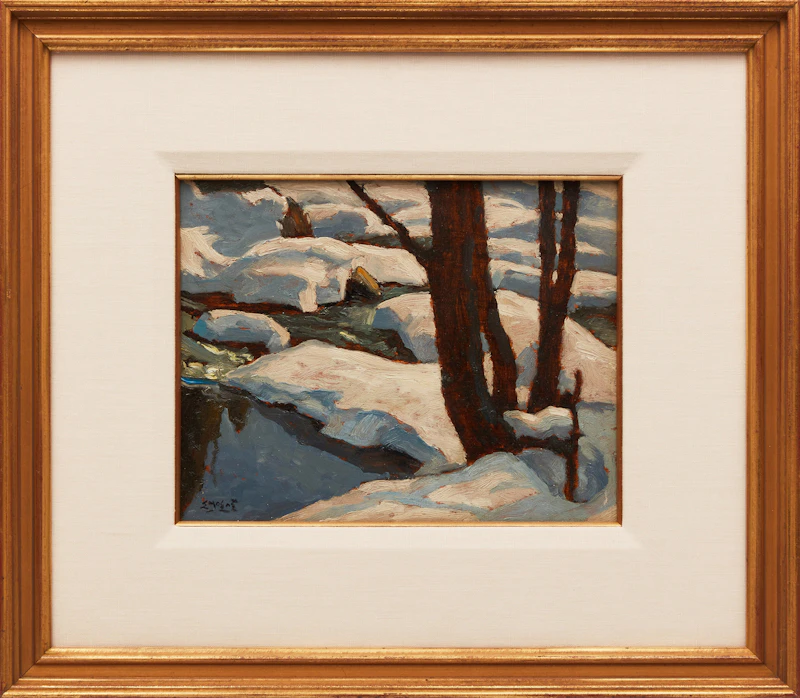 Edwin Headley Holgate, Morin Heights, oil on board - view 2