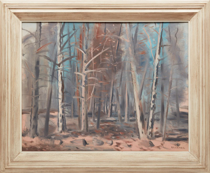 Stanley Morel Cosgrove, Dans la forêt, oil on canvas, 1960 - view 2